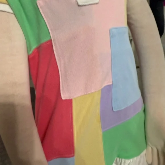 Polo by Ralph Lauren Kids Colorful Patchwork Polo Dress - Picture 4 of 4